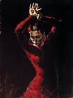 Fabian Perez Lunaresnegros ii painting